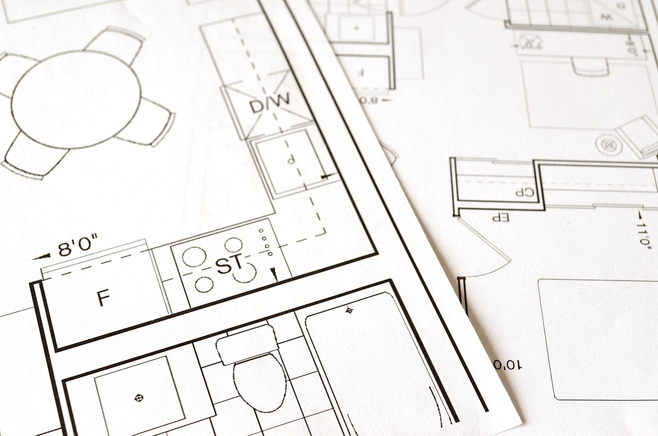 Royalty-free architectural floor plan placeholder