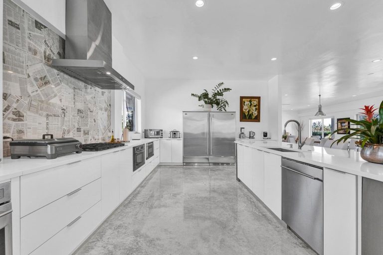 Galley kitchen detail